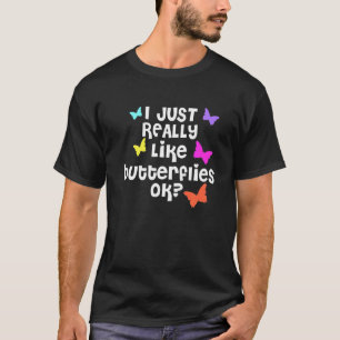 T-shirt Les Amateurs De Papillons J'Aime Vraiment Les Papi