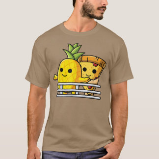 T-shirt Les Amateurs De Pizza Hawaii Posent L'Ananas Et La