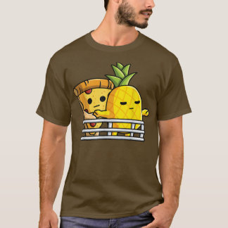 T-shirt Les Amateurs De Pizza Hawaii Posent L'Ananas Et La
