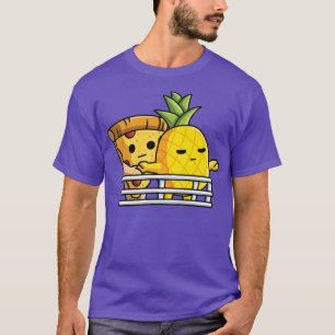 T-shirt Les amateurs de pizza Hawaii posent Pineapple et P