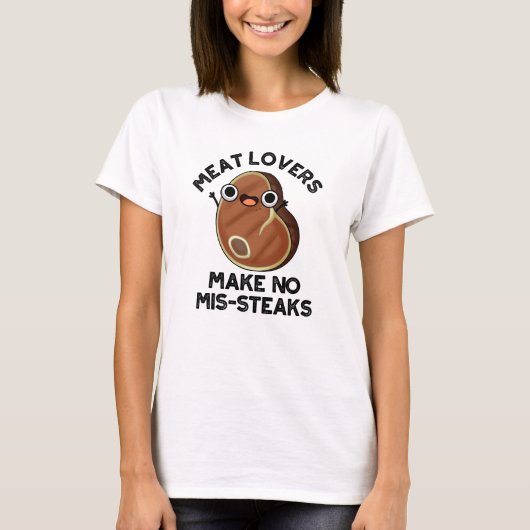 T-shirt Les amateurs de viande ne font pas de steaks de so (Devant)