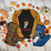 T-shirt Les Amérindiens encore ici Caricature Ayasha Gris