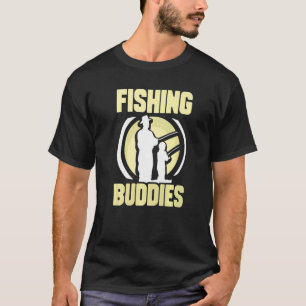 T-shirt Les amis de pêche Pêcheur Fisher Buddy