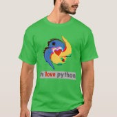 T-shirt Les amis de Python (Devant)
