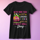 T-shirt Les Amis Du Camping Sont Comme Une Petite Bande
