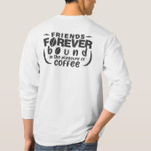 T-shirt Les amis pour le café (Dos)