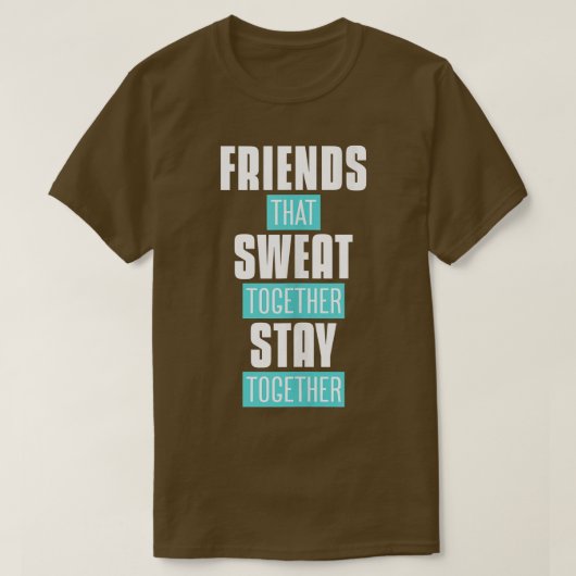 T-shirt Les Amis Qui Suivent Ensemble Restent Ensemble Fem (Design devant)