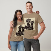 T-shirt Les amis sont comme des étoiles (Unisexe)