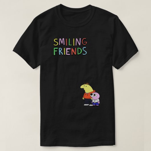 T-shirt Les amis souriants Charlie Pim (Design devant)