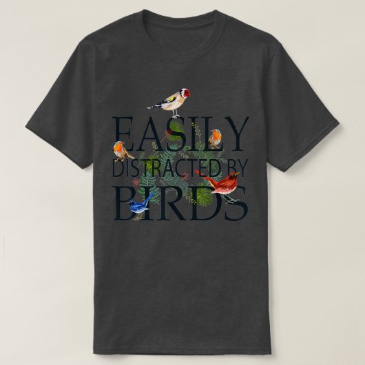 T-shirt Les Amoureux Des Oiseaux Cadeaux Pour Les Femmes H (Design devant)