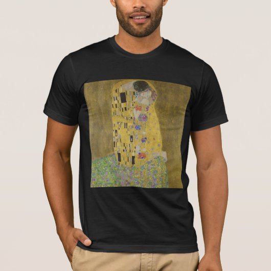T-shirt Les amoureux embrasser Embrace par Gustav Klimt (Devant)