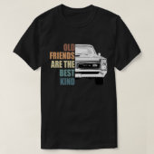 T-shirt Les Anciens Amis Sont Les Meilleurs Pontiac Gto (Design devant)