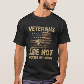 T-shirt Les Anciens Combattants Ne Sont Pas Des Suckers Ou
