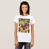T-shirt Les anémones de mer d'Ernst Haeckel (Devant entier)