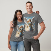 T-shirt Les anges aident les hommes (Unisexe)