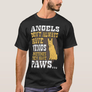 T-shirt Les Anges Bergers Allemands N'Ont Pas D'Ailes Ils