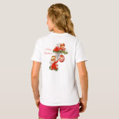 T-shirt Les anges décorant l'arbre de Noël (Dos entier)
