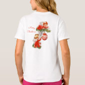 T-shirt Les anges décorant l'arbre de Noël (Dos)