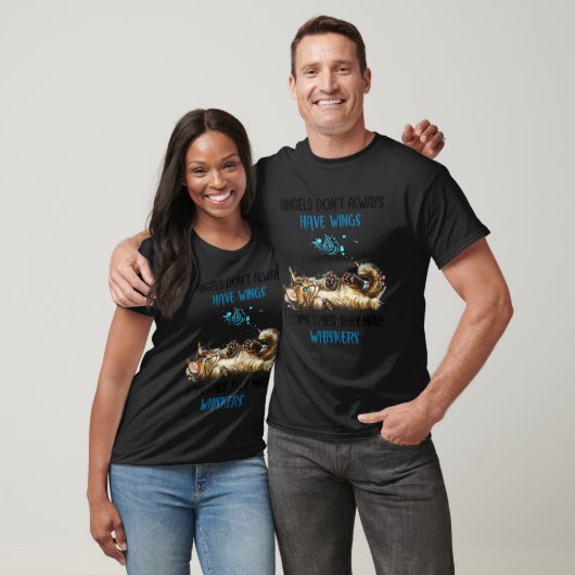 T-shirt Les anges n'ont pas toujours d'ailes qu'ils ont (Unisexe)