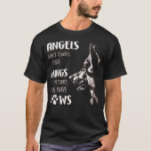 T-SHIRT LES ANGES N'ONT PAS TOUJOURS DES AILES PARFOIS (Devant)