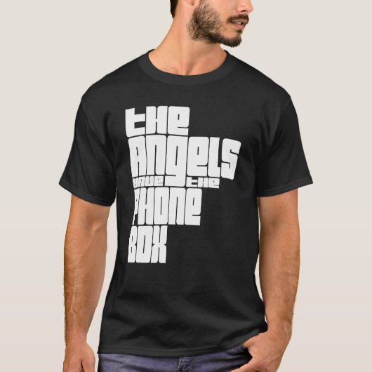 T-shirt Les anges ont une boîte téléphonique (Devant)