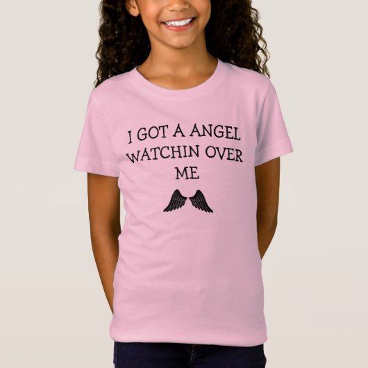 T-Shirt Les anges protègent les iom (Devant)