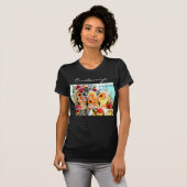 T-shirt les anges trompent joyeusement noël (Devant entier)