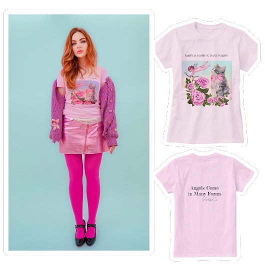 T-shirt les anges viennent sous de nombreuses formes chemi