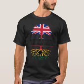 T-shirt Les Anglais développés avec la conception (Devant)