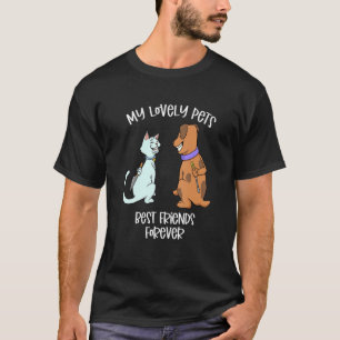 T-shirt Les Animaux De Compagnie S'Aiment Les Uns Les Autr