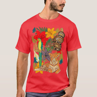 T-shirt Les animaux de la Jungle sauvage de l'Amazonie