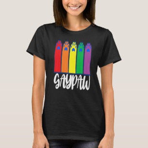 T-shirt Les animaux gaypaw aiment aussi la variété et l'am