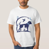 T-shirt Les animaux mignons (Devant)
