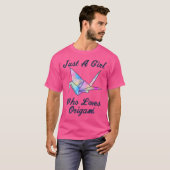 T-shirt Les Animaux Polygonaux Pleurent De Dire - Juste Un (Devant entier)