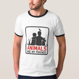 T-shirt les animaux sont mes amis