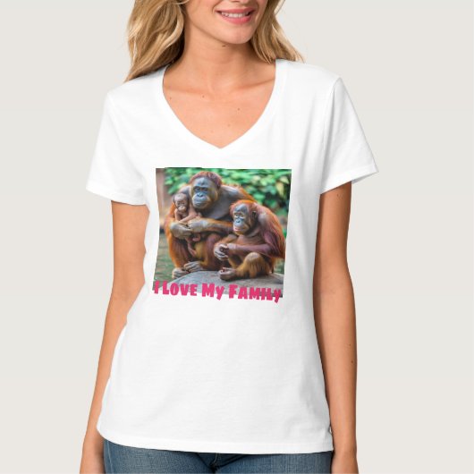 T-shirt Les animaux vivent ensemble (Devant)