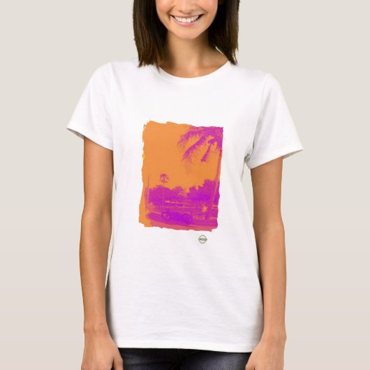 T-shirt les années 1940 Harley en Hawaï (Devant)