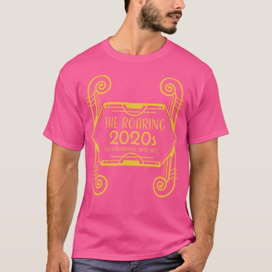 T-shirt Les Années 2020 Moins Interdiction Plus Jazz (Devant)