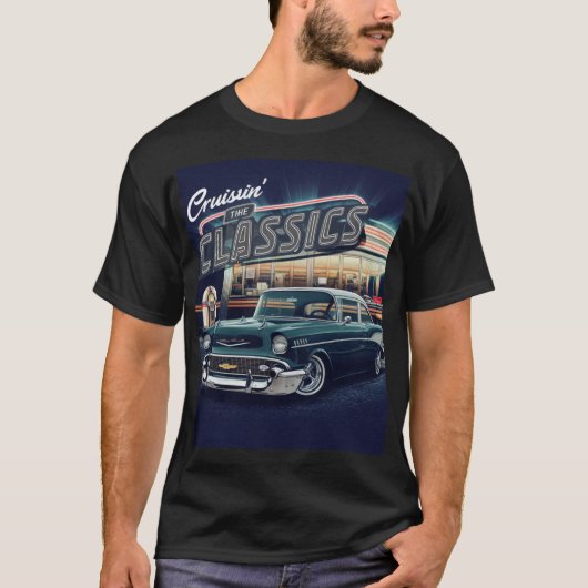 T-shirt les années 50 Cruiser (Devant)