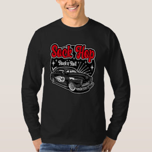 T-shirt les années 50 Sock Hop Pour Femmes Hommes Greaser
