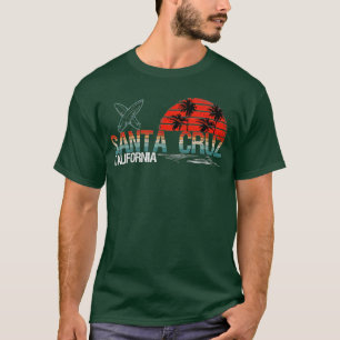 T-shirt les années 70 80 ans en Californie Ville Père Noël