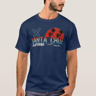 T-shirt les années 70 80 ans en Californie Ville Père Noël