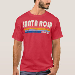 T-shirt Les années 70 80s Vintage Retro Style Père Noël Ro