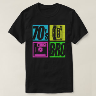 T-shirt les années 70 Bro années 1970 Mode 70 Theme Party 