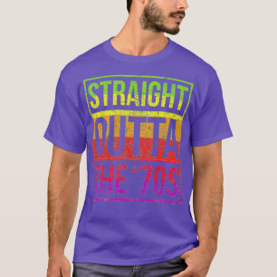 T-shirt les années 70 Costume Halloween Retro Droite les a