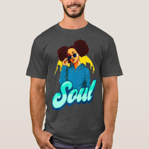 T-shirt les années 70 Funk Soul Shirt Vintage Disco Retro 
