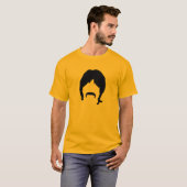 T-shirt les années 70 moustache (Devant entier)