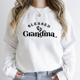 T-shirt les années 70 Retro Bienheureuse Grandma grossesse