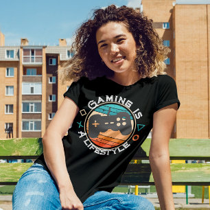 T-shirt les années 70 retro Gaming est un mode de vie vint