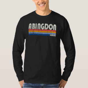 T-shirt Les années 70 rétro Vintage 80s Style Abingdon Ill